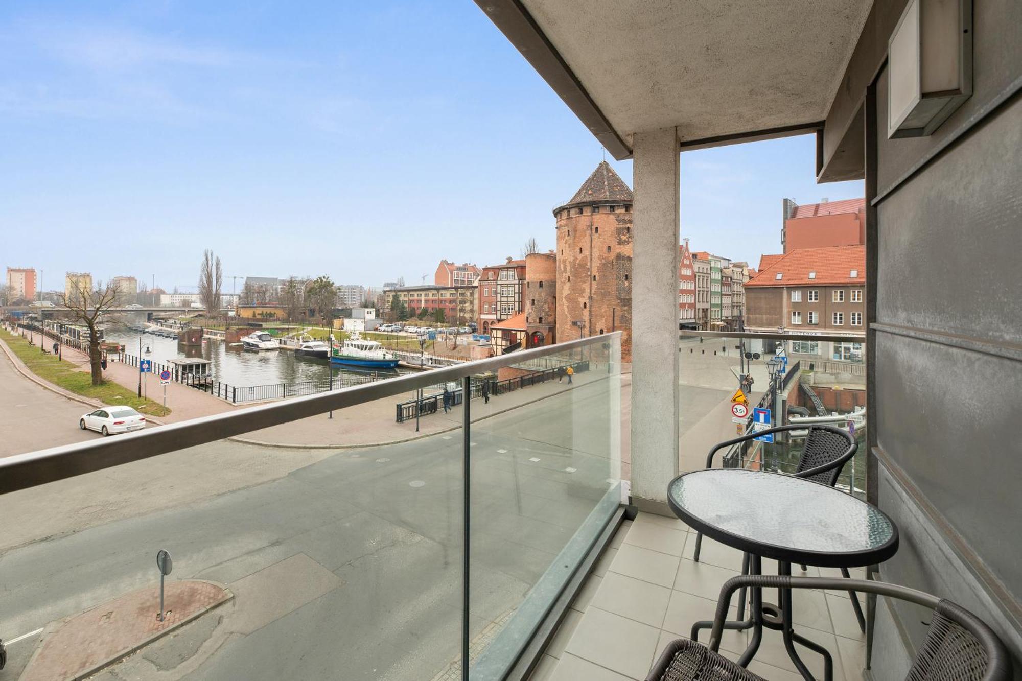 Waterlane Riverside - Spa, Pool, Gym & Parking By Downtown Apartments Gdansk Oda fotoğraf