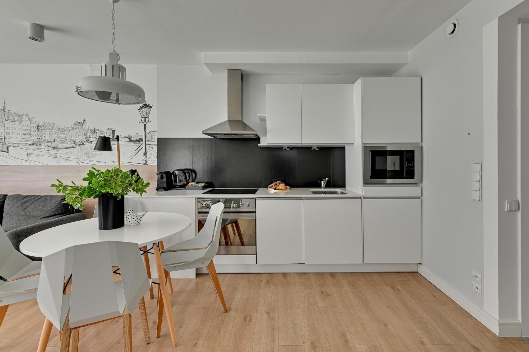 Waterlane Riverside - Spa, Pool, Gym & Parking By Downtown Apartments Gdansk Oda fotoğraf